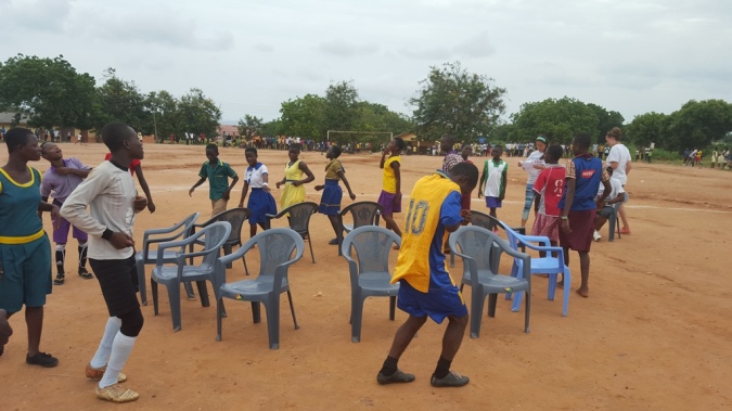 Musical chair session - Children have the right to play!